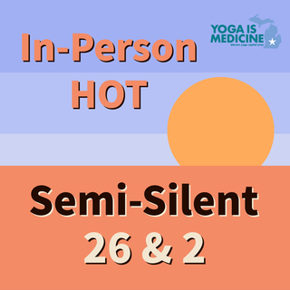 **IN-PERSON** | HOT | Semi-Silent Bikram Yoga | For those with 10+ classes |